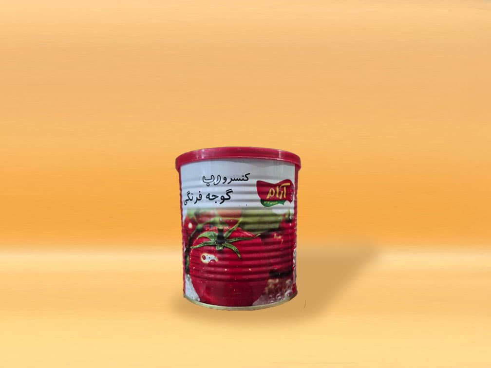 رب گوجه فرنگی قوطی آرام