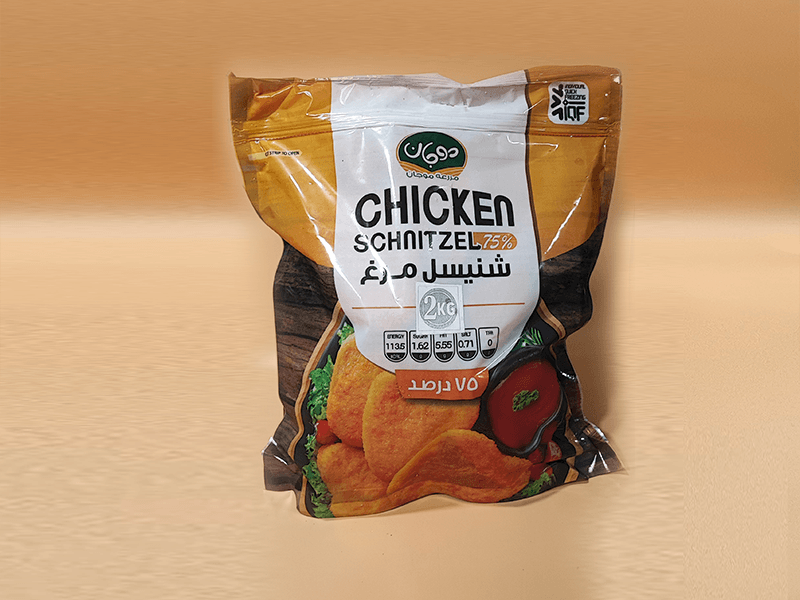 شنیسل ۱۰۰ گرمی ۲ کیلويی